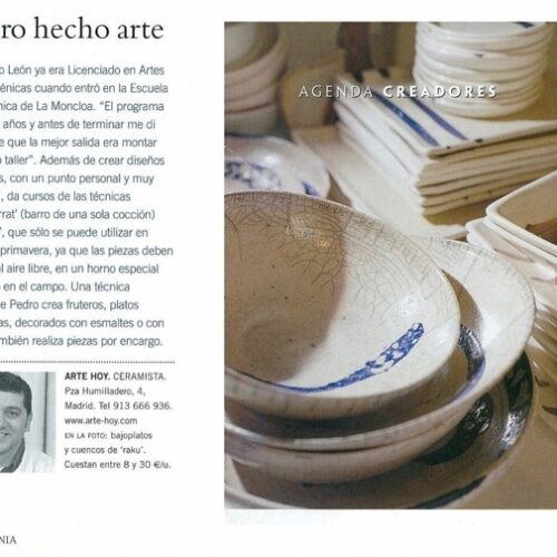 Reportaje arte-hoy barro hecho arte, cerámica artesanal
